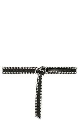 B-Low the Belt Mia Moto Belt in Black  Silver at Revolve