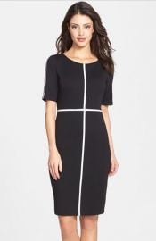 B44 Dressed by Bailey 44 and39Crosswordand39 Ponte andamp Silk Sheath Dress at Nordstrom