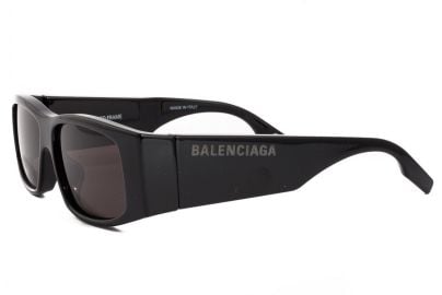 BALENCIAGA Geometric Sunglasses Black BB0100S Limited Edition at Playtoeye