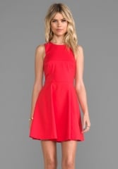 BARDOT Nolan Skate Dress in Red at Revolve