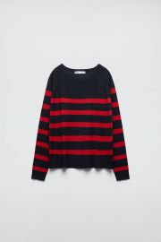 BASIC KNIT SWEATER - Blue United States at Zara