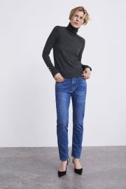 BASIC TURTLENECK SWEATER at Zara