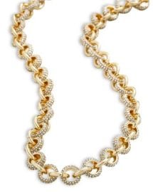 BAUBLEBAR Beth Paveacute Linked Ring Collar Necklace 16-19 Bloomingdales at Bloomingdales