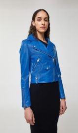 BAYA classic leather moto jacket at Mackage