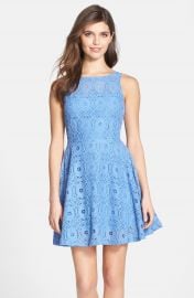 BB Dakota  Renley  Lace Fit   Flare Dress  Nordstrom Exclusive at Nordstrom