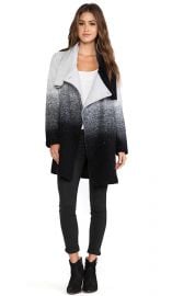 BB Dakota Danton Ombre Coat in Black  REVOLVE at Revolve