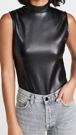 BB Dakota Faux-M-G Mock Neck Bodysuit at Shopbop