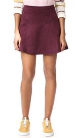 BB Dakota Jack by BB Dakota Hal Faux Suede Scuba Skirt at Shopbop