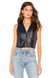 BB Dakota Leather Vest at Revolve