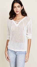 BB Dakota Lily Lace Up Sweater at Shopbop