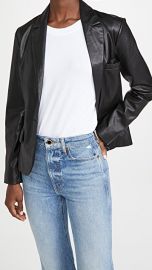 BB Dakota Serious or Not Vegan Leather Blazer at Shopbop