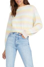 BB Dakota Stripe Crop Sweater at Nordstrom Rack