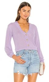 BB Dakota by Steve Madden Crop Story Cardigan in Lavender from Revolve com at Revolve