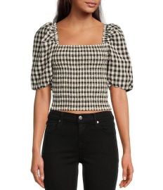 BB Dakota by Steve Madden Keys to The Gingham Top at Dillards