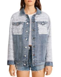 BB Dakota by Steve Madden The Festival Mixed Media Trucker Jacket   Bloomingdales at Bloomingdales