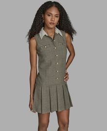 BCBG Women39s Drop Waist Sleeveless Mini Dress - Macy39s at Macys