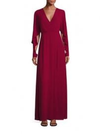 BCBGMAXAZRIA - Doran Draped Sleeve Gown at Saks Fifth Avenue