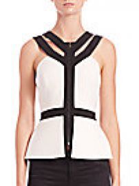 BCBGMAXAZRIA - Jenson Peplum Top at Saks Off 5th