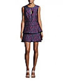 BCBGMAXAZRIA - Layered Skirt Tie-Dye Dress at Saks Off 5th