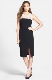 BCBGMAXAZRIA   x27 Tinna  x27  Colorblock Crepe Sheath Dress at Nordstrom