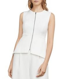 BCBGMAXAZRIA Abrielle Peplum Essential Top Women - Bloomingdale s at Bloomingdales