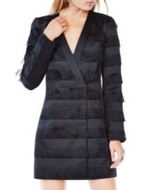 BCBGMAXAZRIA Anika Fringe Jacket Dress at Bloomingdales