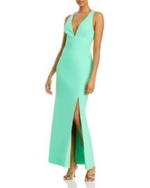 BCBGMAXAZRIA Cutout Back Gown Bloomingdales at Bloomingdales