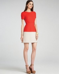 BCBGMAXAZRIA Dress - Hannah Color Block at Bloomingdales