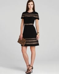 BCBGMAXAZRIA Dress - Kalli Lace Inset at Bloomingdales