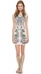 BCBGMAXAZRIA Ellena Printed Dress at Shopbop