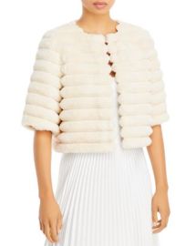 BCBGMAXAZRIA Faux Fur Shrug Bloomingdales at Bloomingdales