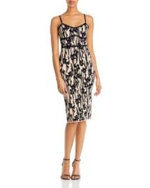 BCBGMAXAZRIA Floral Print Knit Bodycon Dress Bloomingdales at Bloomingdales