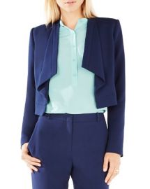 BCBGMAXAZRIA Franco Draped Collar Jacket at Bloomingdales