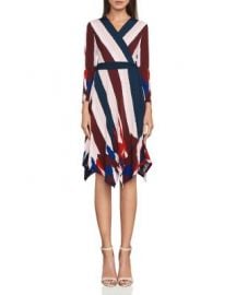 BCBGMAXAZRIA Isabella Asymmetric Wrap Dress at Bloomingdales