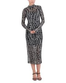 BCBGMAXAZRIA Long Sleeve Day Dress Bloomingdales at Bloomingdales