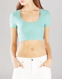 BCBGMAXAZRIA Maressa Crop Top at Bloomingdales