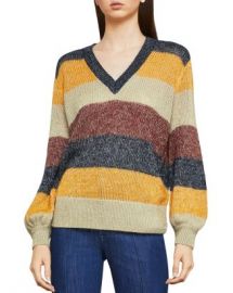 BCBGMAXAZRIA Metallic Striped Sweater  Women - Bloomingdale s at Bloomingdales