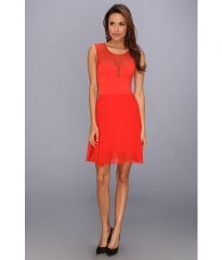 BCBGMAXAZRIA Miranda Knit Evening Dress BT Red at Zappos