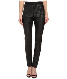 BCBGMAXAZRIA Nicolas Quilted Pleather Pant Black at Zappos