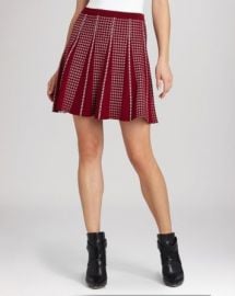 BCBGMAXAZRIA Skirt - Yaz Jacquard Check at Bloomingdales