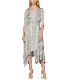 BCBGMAXAZRIA Snake-Embossed Wrap Dress  Reviews - BCBGMAXAZRIA - Women - Macys at Macys