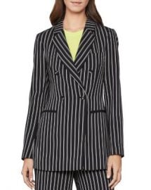 BCBGMAXAZRIA Striped Double-Breasted Blazer Women - Bloomingdale s at Bloomingdales