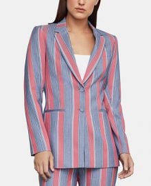 BCBGMAXAZRIA Striped Single-Breasted Blazer   Reviews - BCBGMAXAZRIA - Women - Macy s at Macys