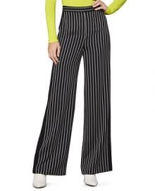 BCBGMAXAZRIA Striped Wide-Leg Pants   Reviews - BCBGMAXAZRIA - Women - Macy s at Macys