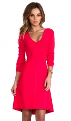 BCBGMAXAZRIA Sydney Dress in Red Berry  REVOLVE at Revolve