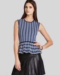 BCBGMAXAZRIA Top - Alyona Peplum Knit at Bloomingdales