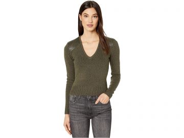 BCBGMAXAZRIA V-Neck Pullover at Zappos