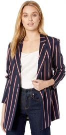 BCBGMAXAZRIA Women s Nautical Striped Blazer at Amazon