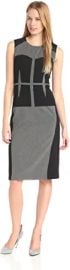 BCBGMAXAZRIA Women39s Karlie Blocked Sheath Dress Heather Charcoal Large at  Womens Clothing store at Amazon