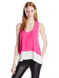 BCBGMAXAZRIA Womenand39s Allison Color Blocked Top at Amazon